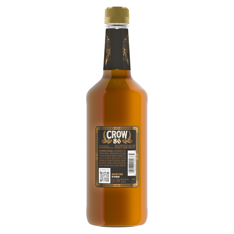 Crow 86 Straight Bourbon 3 Yr 86 - 750ML - Back