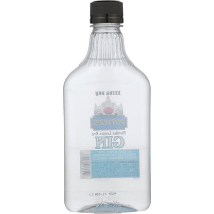 Potter's London Dry Gin 80 - 375ML - Back