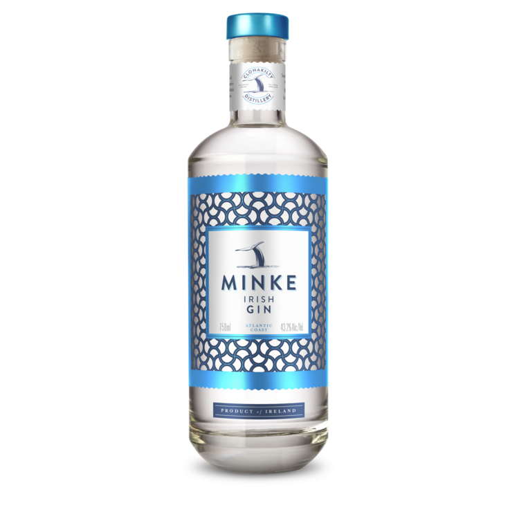 Minke Irish Gin 86.4 - 750ML - Front