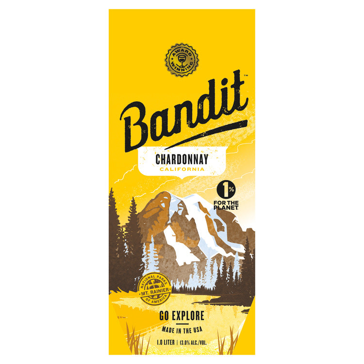 Bandit Chardonnay California - 1.0L - Front Label