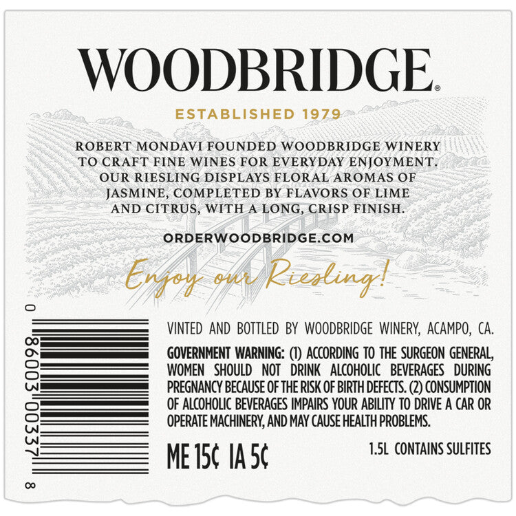 Woodbridge Riesling California - 1.5L