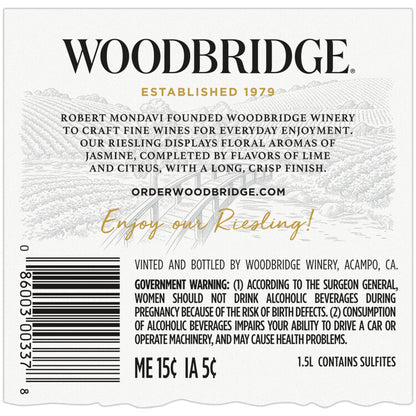 Woodbridge Riesling California - 1.5L