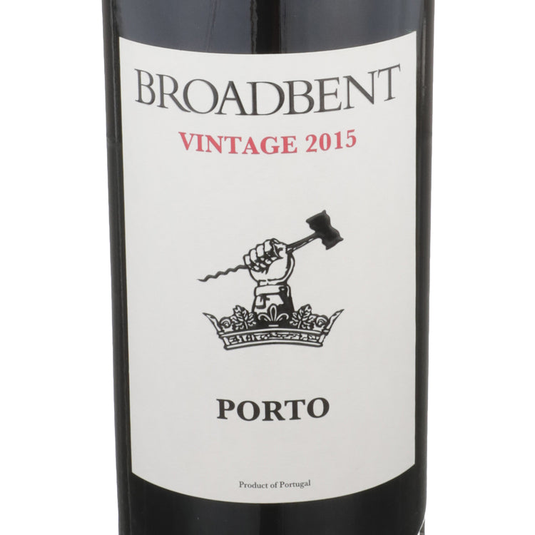 Broadbent Porto Vintage 2015 - 750ML - Front Label