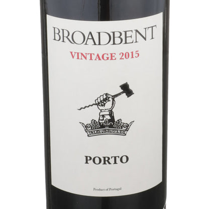 Broadbent Porto Vintage 2015 - 750ML - Front Label