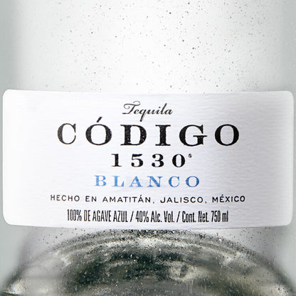 Codigo 1530 Tequila Blanco 80 - 750ML - Front Label