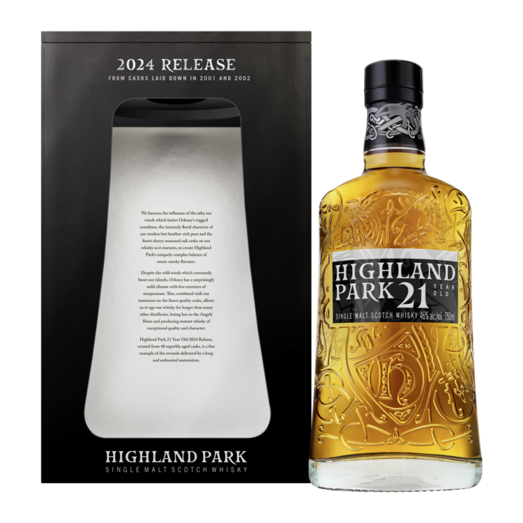 Highland Park Single Malt Scotch 21 Yr 92 - 750ML - Front