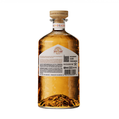 Volcan De Mi Tierra Tequila Reposado 80 - 750ML - Back