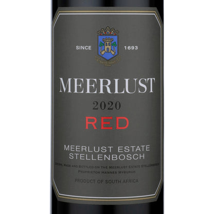 Meerlust Red Wine Meerlust Estate Stellenbosch 2020 - 750ML