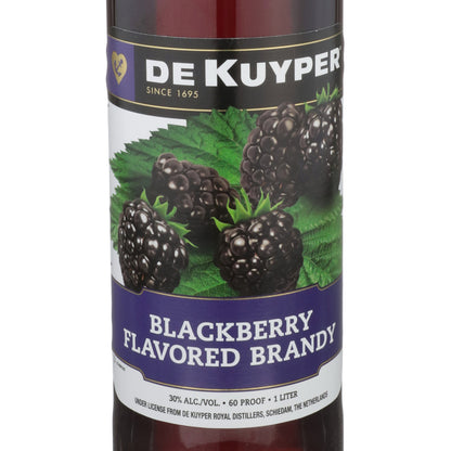 Dekuyper Blackberry Flavored Brandy 60 - 1.0L - Front Label