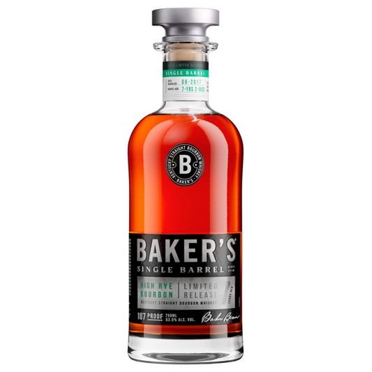Baker'S Straight Bourbon Single Barrel High Rye Bourbon Limited Releas - 750ML
