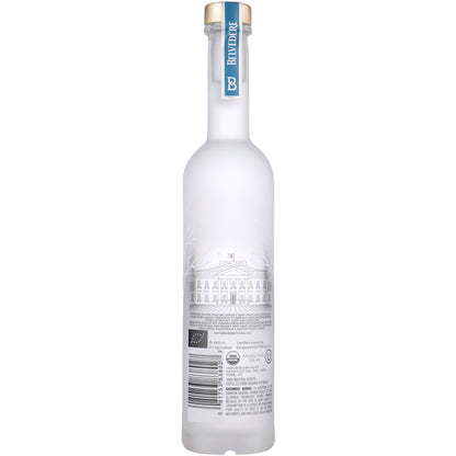Belvedere Organic Vodka 80 - 200ML - Back