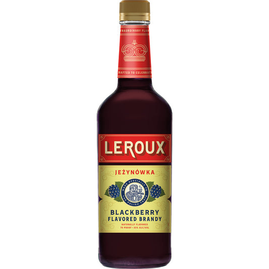Leroux Blackberry Flavored Brandy Polish Style 70 - 750ML