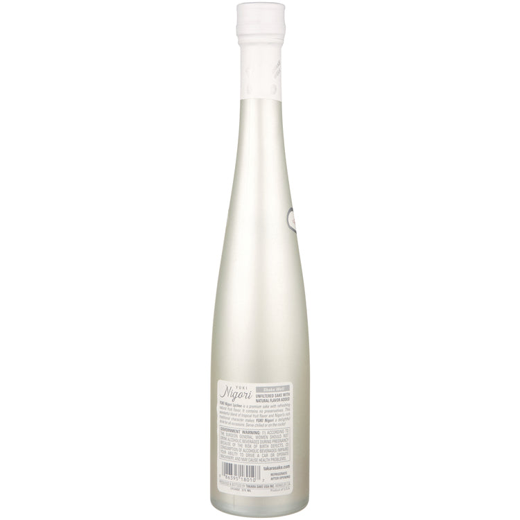 Yuki Lychee Flavored Nigori Sake - 375ML - Back