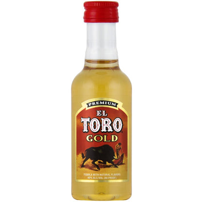 El Toro Tequila Gold 80 - 50ML - Front