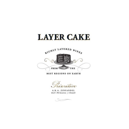 Layer Cake Primitivo Puglia - 750ML - Front Label