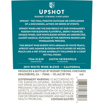 Upshot White Wine Blend California 2019 - 750ML
