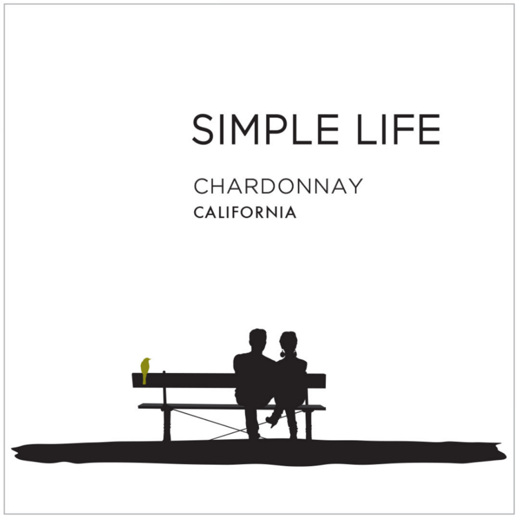 Simple Life Chardonnay California - 750ML - Front Label