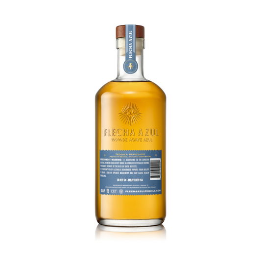 Flecha Azul Tequila Reposado 80 - 750ML - Back