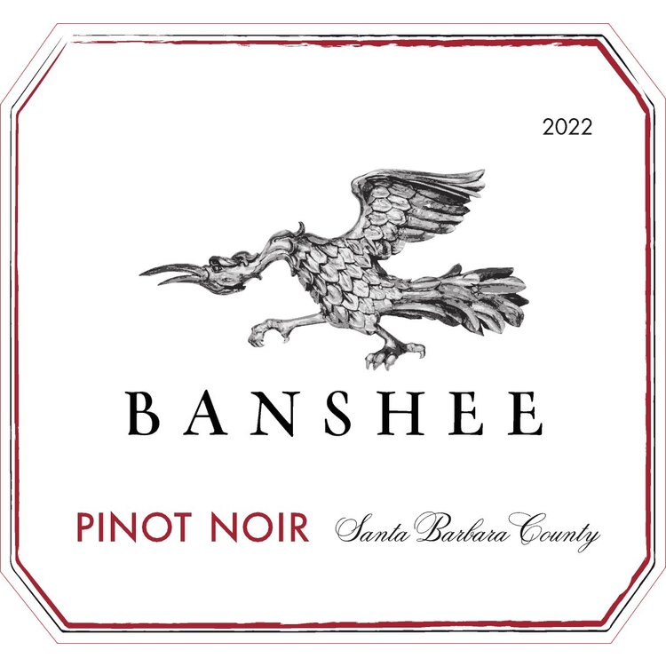 Banshee Pinot Noir Santa Barbara County 2022 - 750ML - Front Label