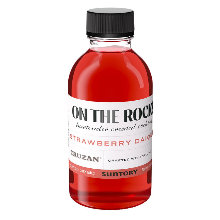 Otr-On The Rocks Strawberry Daiquiri Cruzan 40 - 200ML - Front Label