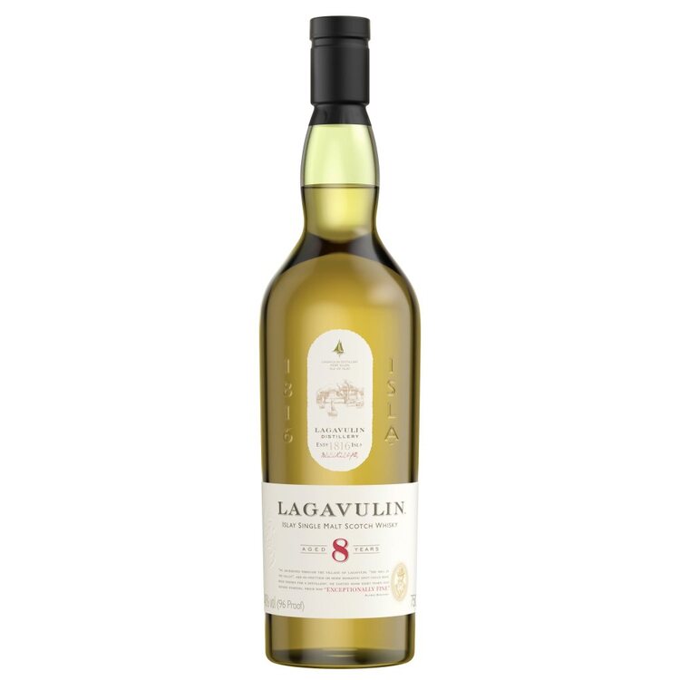 Lagavulin Single Malt Scotch 8 Yr 96 - 750ML - Front