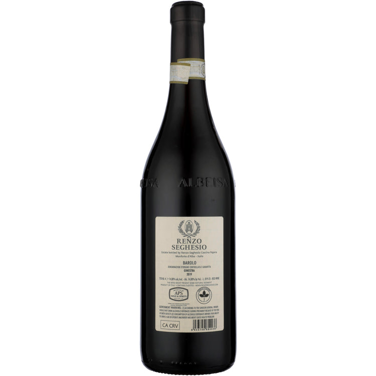 Renzo Seghesio Barolo Ginestra 2019 - 750ML