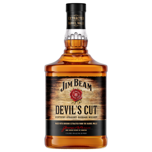 Jim Beam Straight Bourbon Devil's Cut 90 - 1.75L - Front