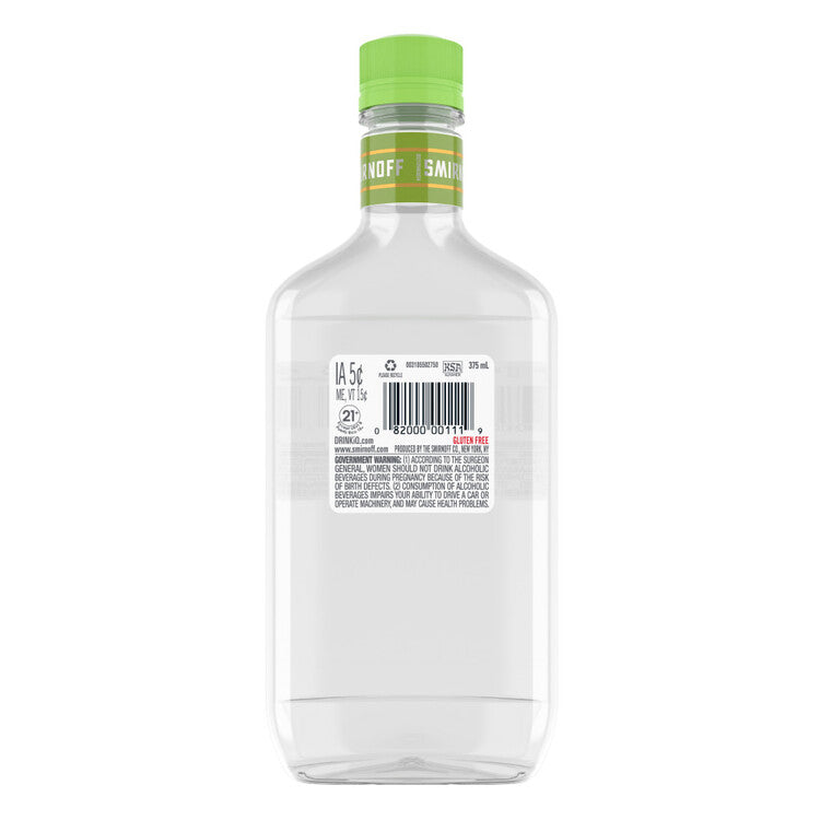 Smirnoff Vodka Green Apple Flavored 60 Flask - 375ML
