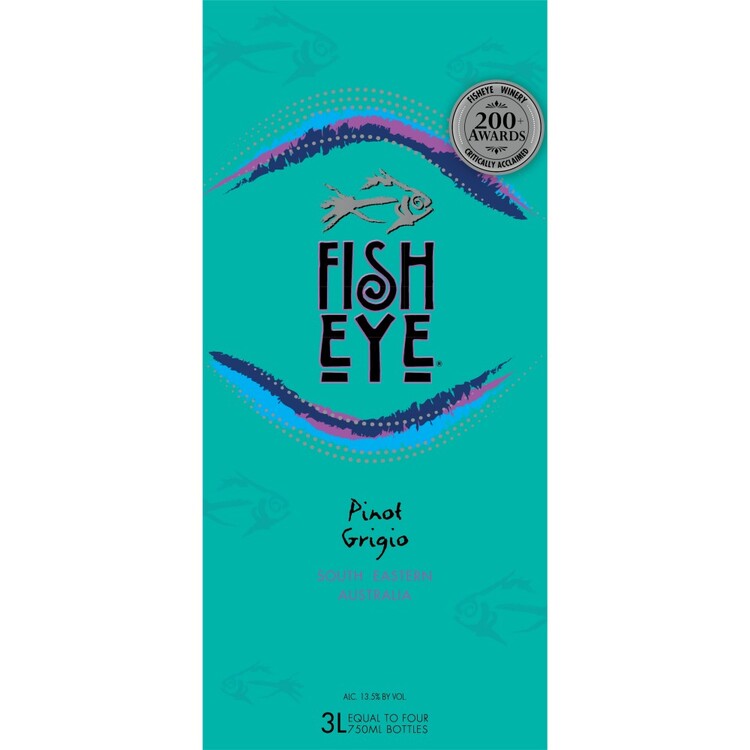 Fish Eye Pinot Grigio South Eastern Australia - 3.0L - Front Label