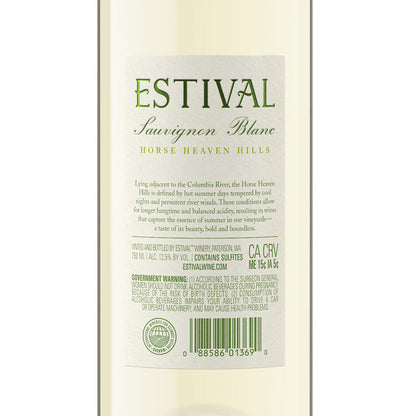Estival Sauvignon Blanc Horse Heaven Hills 2024 - 750ML - Back Label