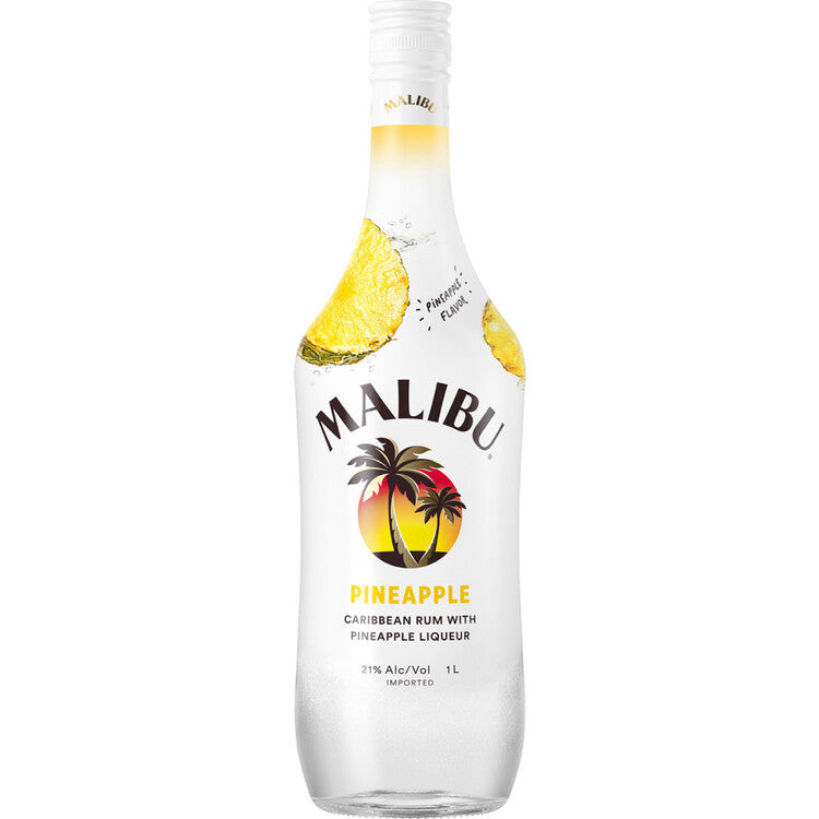 Malibu Pineapple Flavored Rum 42 - 1.0L