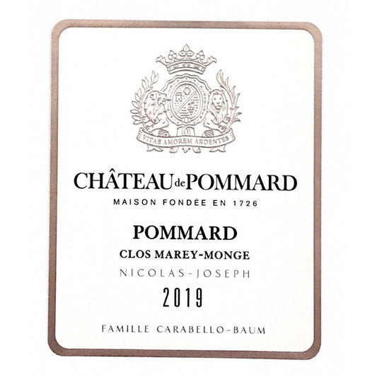Chateau De Pommard Nicolas-Joseph 2019 - 750ML