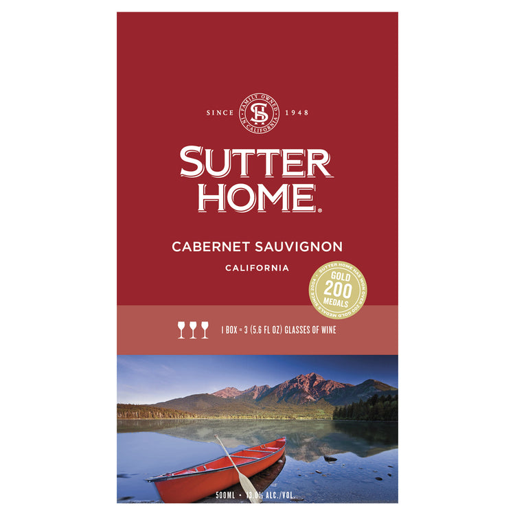 Sutter Home Cabernet Sauvignon California - 500ML - Front Label