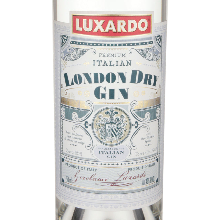 Luxardo London Dry Gin 86 - 750ML - Front Label