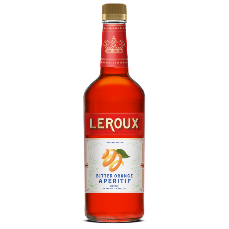 Leroux Bitter Orange Aperitif Liqueur 42 - 750ML - Front