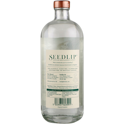 Seedlip Distilled Non-Alcoholic Spirit Grove - 700ML - Back