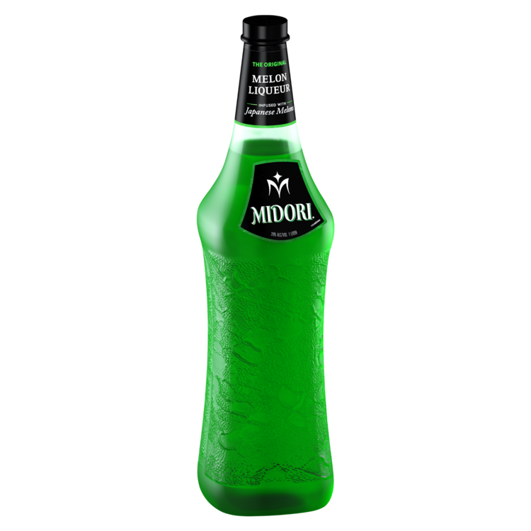 Midori Melon Liqueur 40 - 1.0L - Front Label