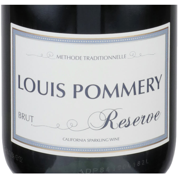 Louis Pommery Brut Reserve California - 750ML - Front Label