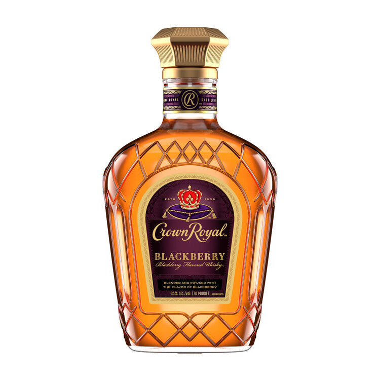 Crown Royal Blackberry Flavored Whiskey 70 - 375ML - Front