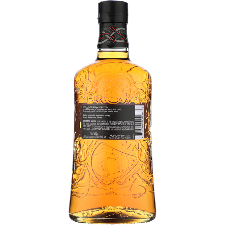 Highland Park Single Malt Scotch 18 Yr 86 - 750ML - Back