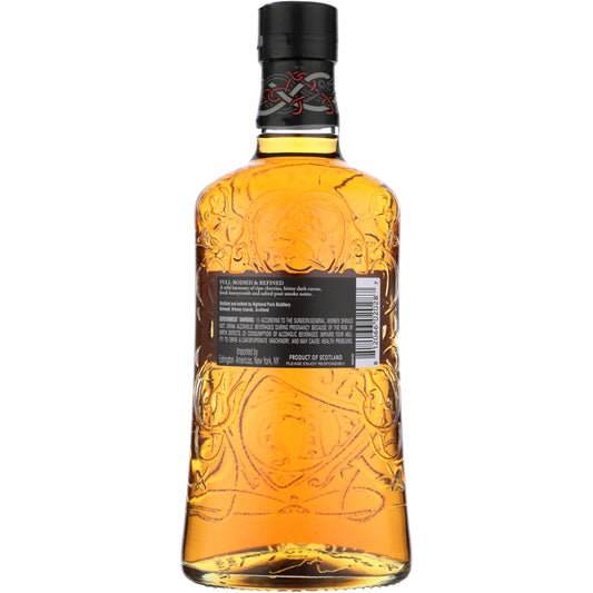 Highland Park Single Malt Scotch 18 Yr 86 - 750ML - Back