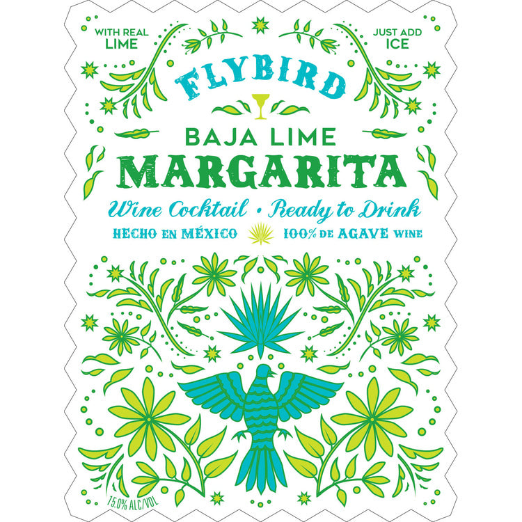 Flybird Baja Lime Margarita Wine Based Cocktail - 750ML - Front Label