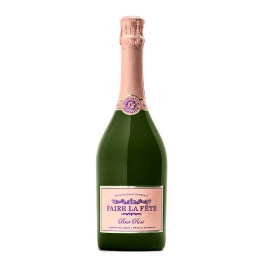 Faire La Fete Cremant De Limoux Brut Rose - 750ML - Front