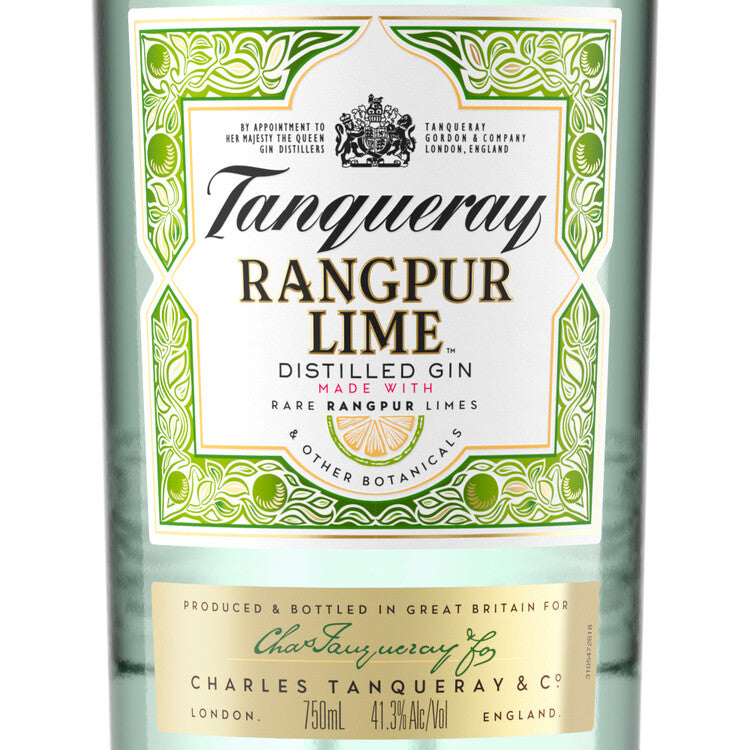 Tanqueray Distilled Gin Rangpur 82.6 - 750ML - Front Label
