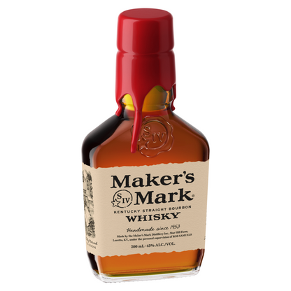Maker's Mark Straight Bourbon 90 - 200ML - Front Label