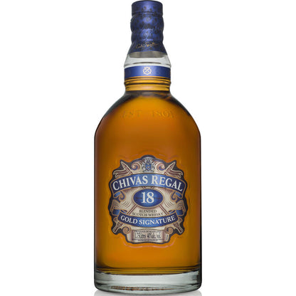 Chivas Regal Blended Scotch Gold Signature 18 Yr 80 No Carton - 1.75L - Front