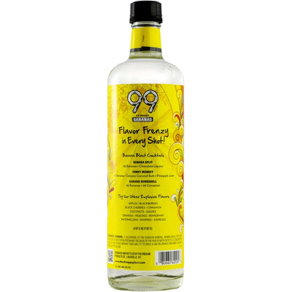 99 Brand Banana Schnapps 99 - 750ML - Back