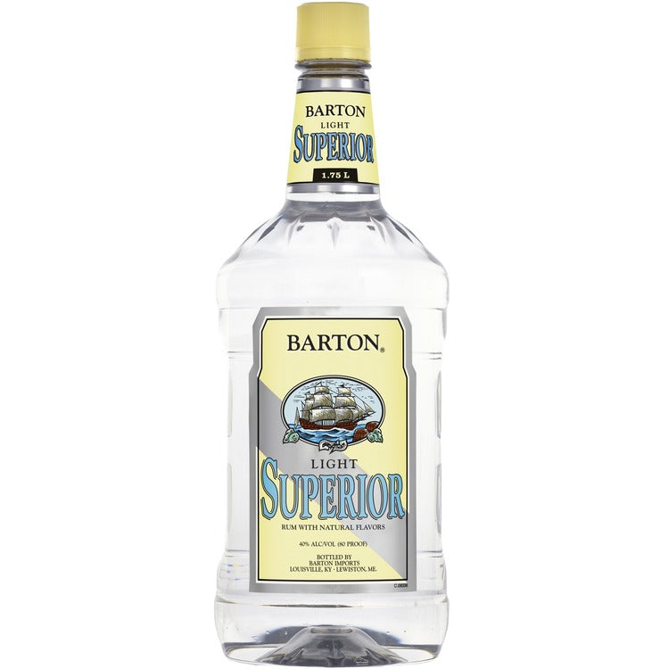 Barton Light Rum 80 - 1.75L - Front