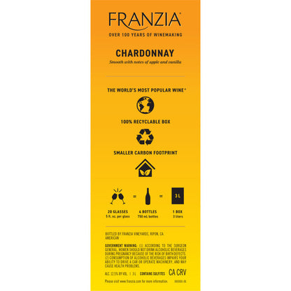 Franzia Chardonnay American - 3.0L