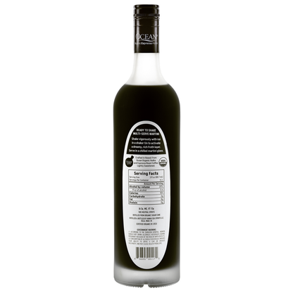 Ocean Espresso Martini Flavored Vodka 40 - 1.0L - Back Label
